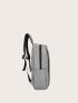 Men Minimalist Zipper Backpack