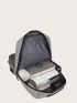 Men Minimalist Zipper Backpack