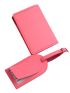 Metallic Airplane Pattern Passport Case With Luggage Tag
