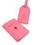 Metallic Airplane Pattern Passport Case With Luggage Tag