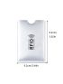5pcs Aluminium Anti Rfid Card Holder NFC Blocking Reader Lock Id Bank Card Holder Case Protection