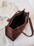 Metal Decor Shopper Bag