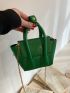Mini Letter Embossed Chain Square Bag