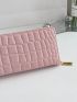 Geometric Embossed Long Wallet