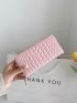 Crocodile Embossed Long Wallet