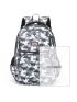 Men Camo Graphic Large Capacity Backpack