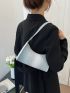 Ombre Stitch Detail Baguette Bag