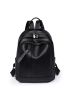Minimalist Studded Decor Classic Backpack