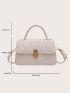 Mini Quilted Flap Square Bag