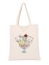 Cartoon Graphic Shopper Bag