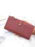 Litchi Embossed Long Wallet
