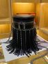 Mini Fringe Decor Bucket Bag