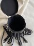 Mini Fringe Decor Bucket Bag