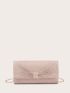Mini Glitter Ruched Design Evening Bag