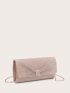 Mini Glitter Ruched Design Evening Bag