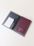 Letter Graphic Passport Case