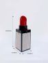 Mini Rhinestone Decor Lipstick Design Evening Bag