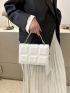 Minimalist Textured Square Bag