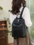 Studded Decor Classic Backpack