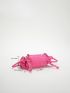 Neon Pink Drawstring Detail Novelty Bag