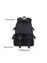 Men Release Buckle Decor Casual Daypack