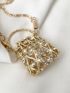 Mini Rhinestone Decor Novelty Bag