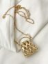 Mini Rhinestone Decor Novelty Bag