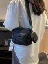 Minimalist Square Bag With Coin Purse