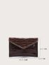 Crocodile Embossed Envelope Bag