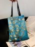 Floral Graphic Shopper Bag
