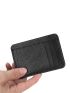 9 Card Slots Ultra-thin Zipper Credit Card Holder Men's Wallet Slim Simplicity Coin Purse Wallet Cardholder Bag