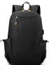 Men Zip Front Backpack Camping Bag