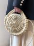 Minimalist Straw Bag