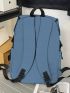 Men Letter Graphic Laptop Backpack