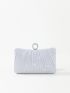 Mini Glitter Rhinestone Decor Chain Box Bag