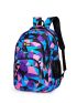 Letter Patch Colorblock Backpack