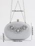 Mini Glitter Rhinestone Decor Box Bag