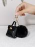 Pom Pom Decor Bag Charm