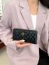 Heart Embossed Long Wallet