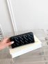 Heart Embossed Long Wallet