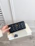 Heart Embossed Long Wallet