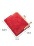 Pu Women Wallet Female Short Hasp Purse Portable Money Bag Large Capacity Card Holder