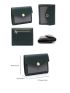 Genuine Leather Two Tone Small Wallet