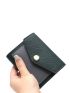 Genuine Leather Two Tone Small Wallet