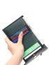 Genuine Leather Two Tone Small Wallet