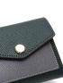 Genuine Leather Two Tone Small Wallet