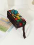Random Color Hollow Out Design Long Wallet