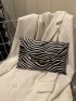 Zebra Striped Pattern Envelope Bag
