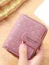 Heart Embroidered Small Wallet