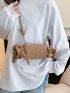 Drawstring Design Corduroy Novelty Bag